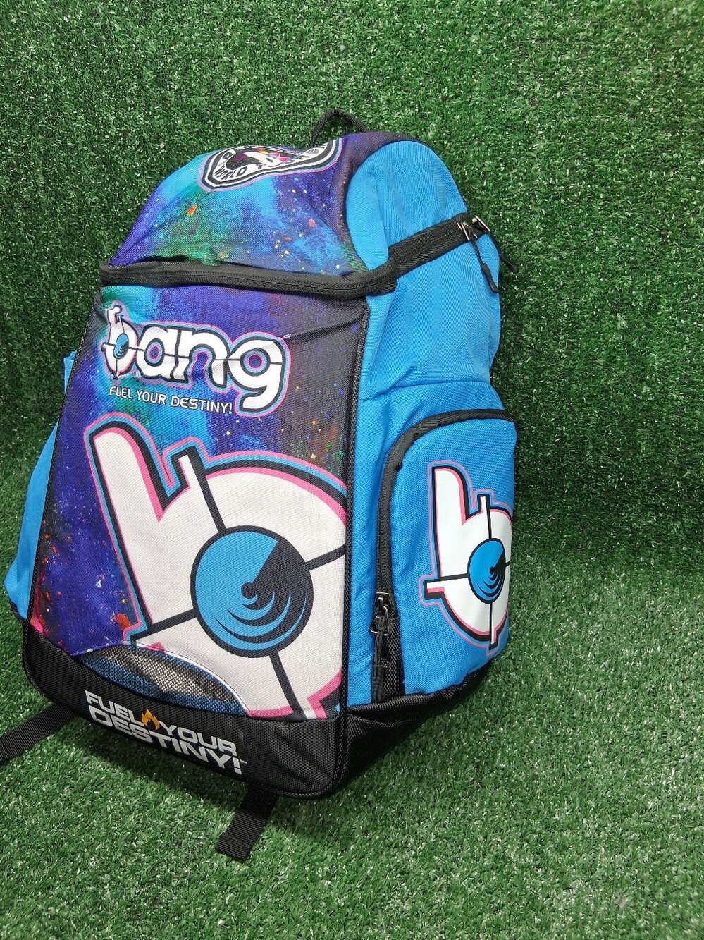 Bang Energy Drink Utility Backpack Cotton Candy Blue